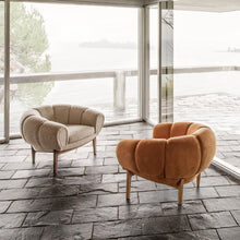 Croissant Lounge Chair - Oak
