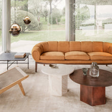 Croissant 3 Seater Sofa - Oak