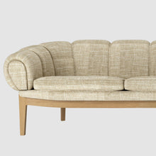 Croissant 3 Seater Sofa - Oak