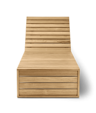 BK14 Sunbed - Untreated Teak