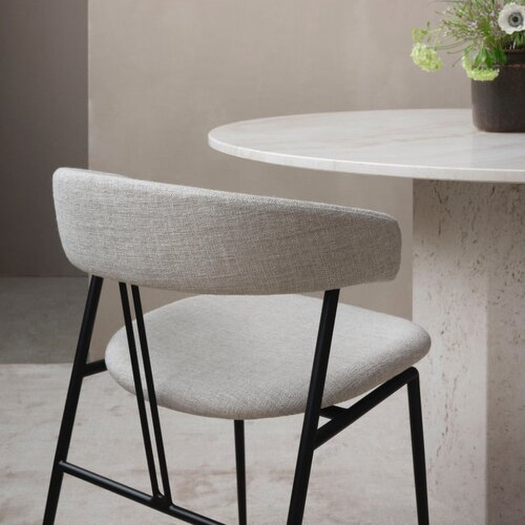 Violin Dining Chair - Fully Upholstered
