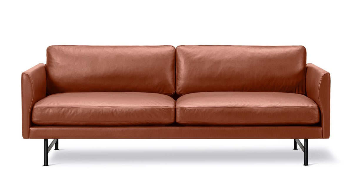 Calmo 2-Seater Sofa 80 cm Cushions