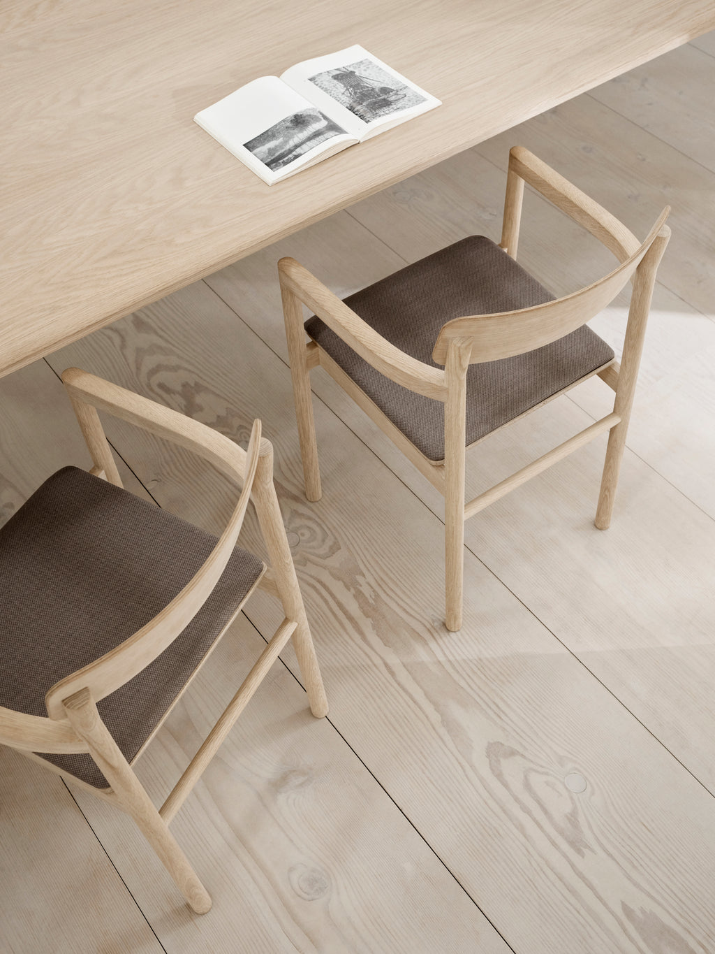 Post Armchair - Seat Upholstered
