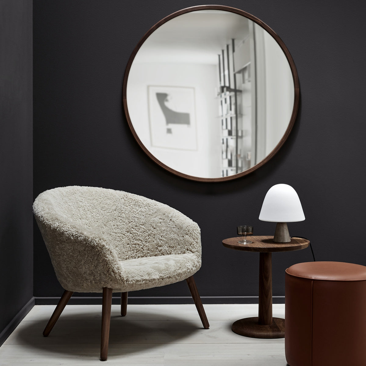 Ditzel Lounge Chair, Sheepskin