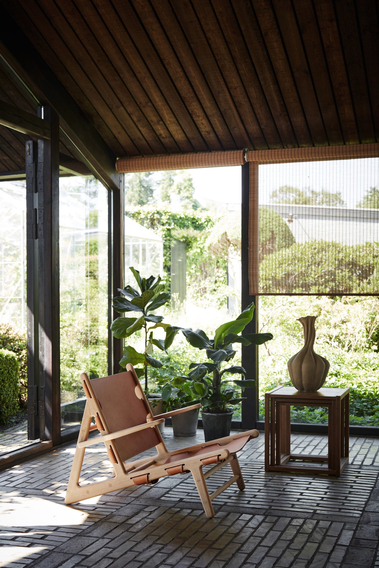 Hunting Easy Chair - Oak