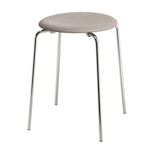 Dot™ Stool Leather Lava Grey