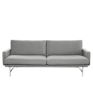 Lissoni 2 Seat 198cm w Armrest, Powd