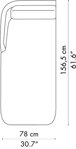 Lune Chaise Module, Left
