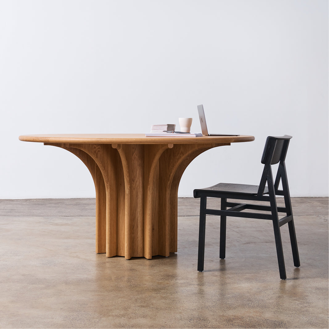 Rib Timber Table - Oak