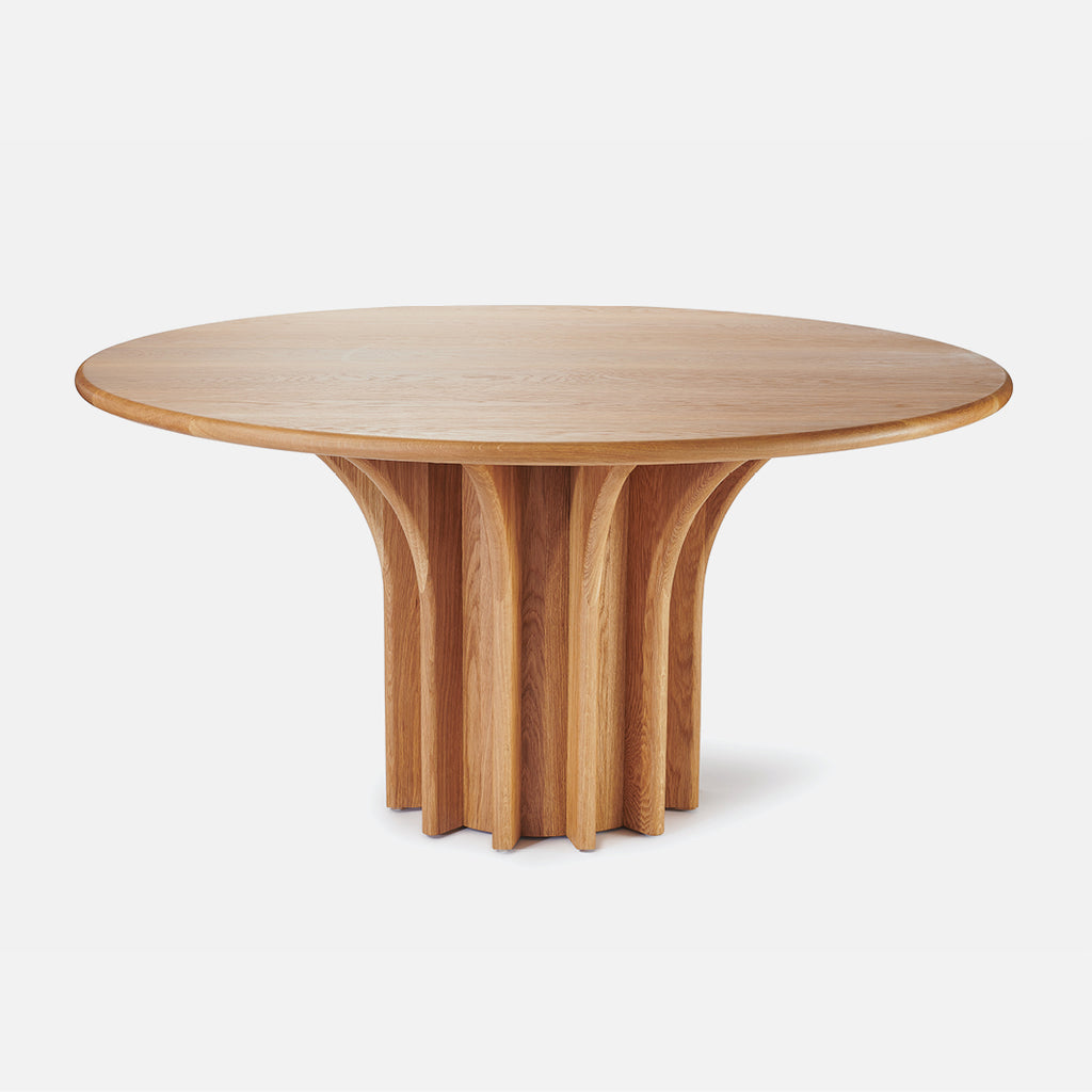 Rib Timber Table - Oak