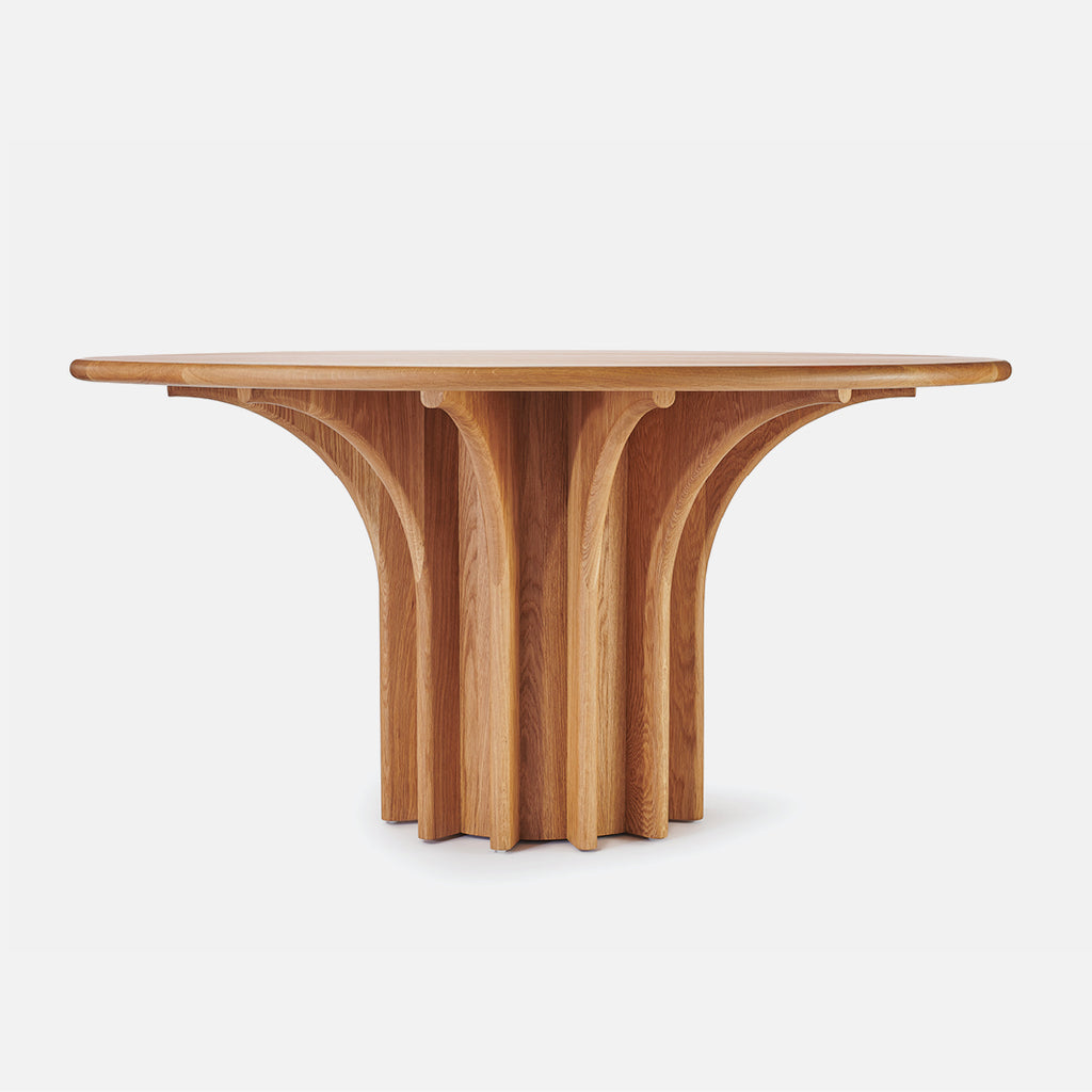 Rib Timber Table - Oak