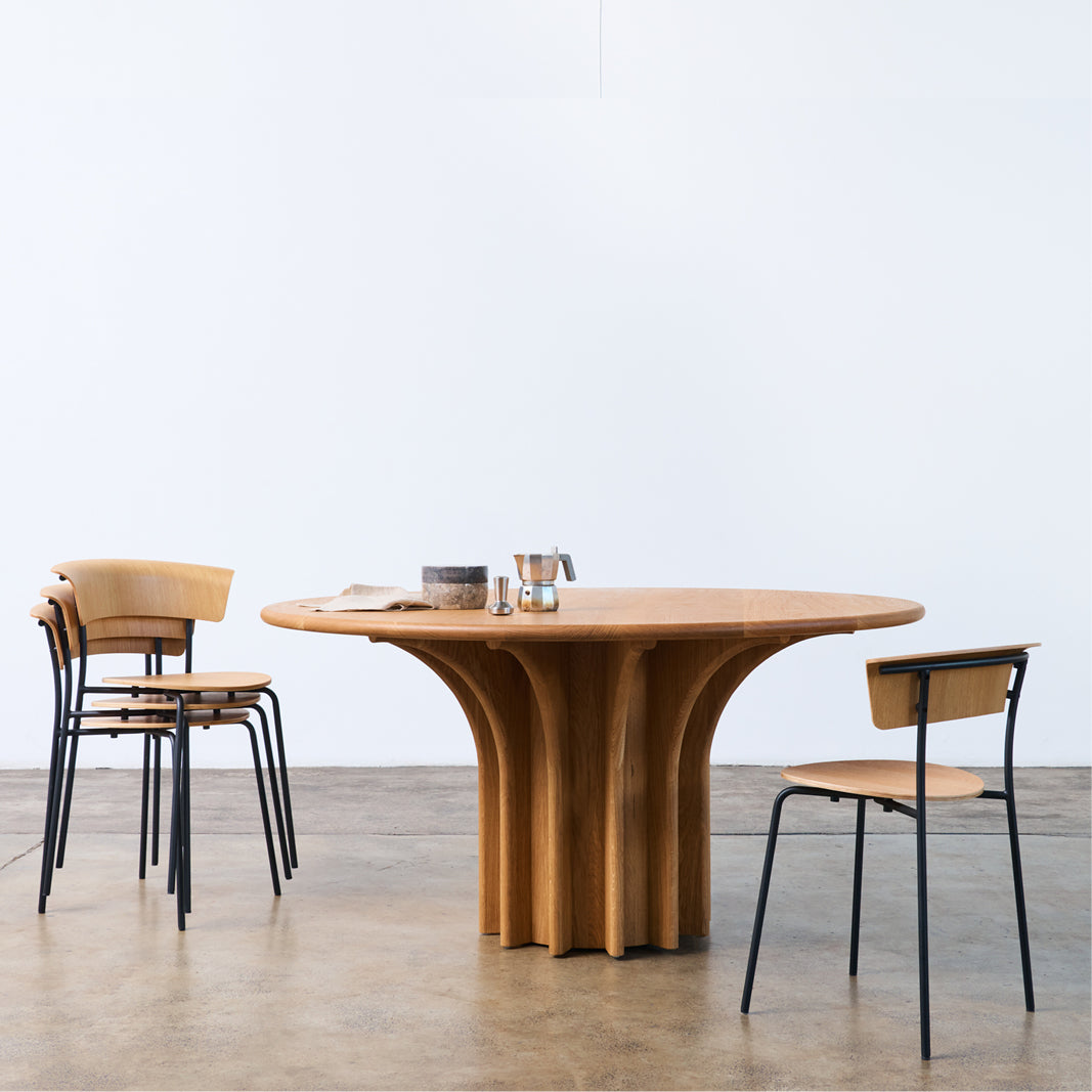 Rib Timber Table