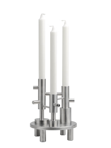 Candleholder Large - Stainless Steel