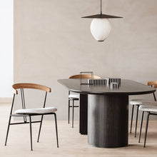 Moon Table - Elliptical, 258x101, Veneer