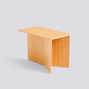 Slit Table Wood Oblong