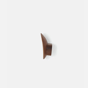 Luna Wall Hook Small Walnut