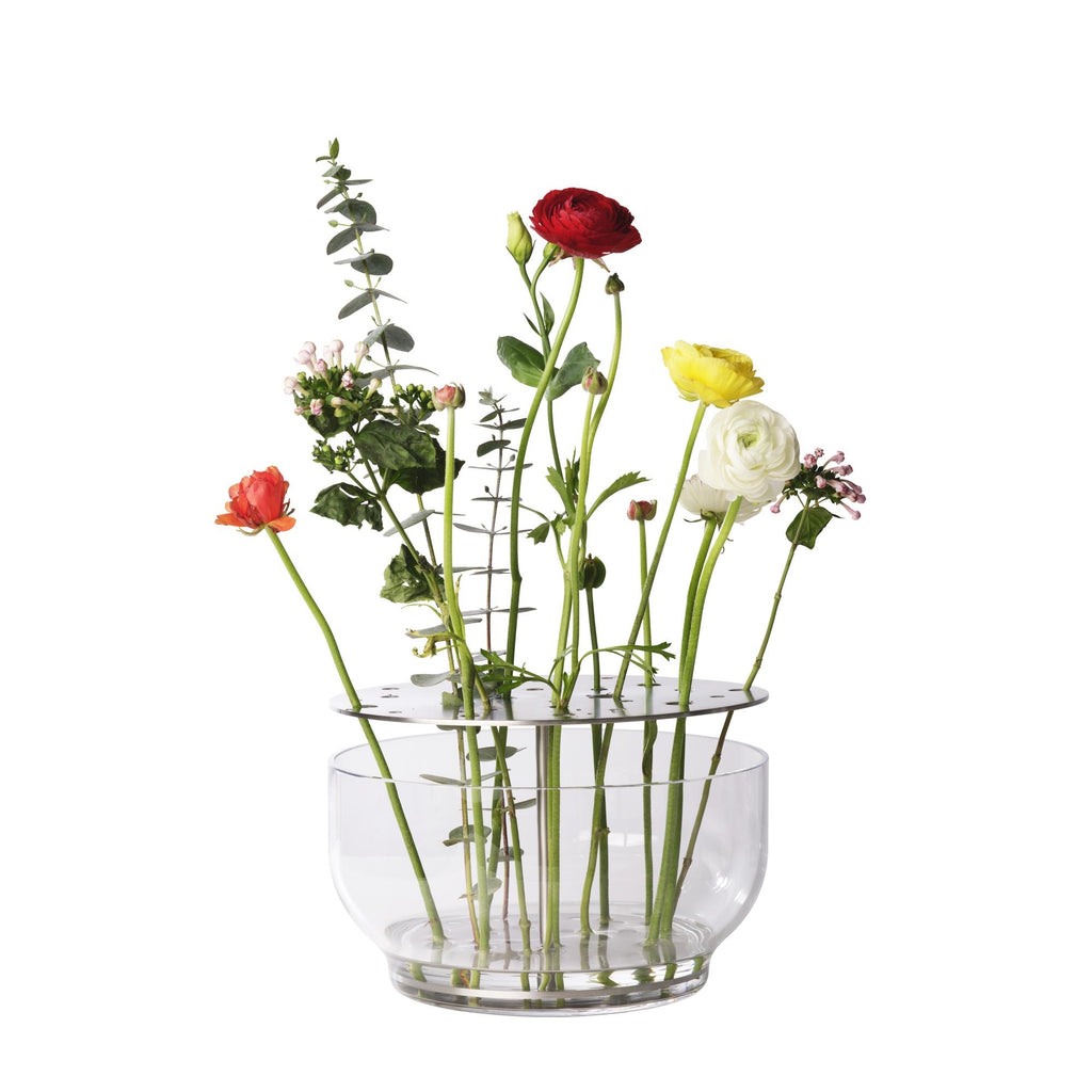 Ikebana Vase - Large w/ Stainless Steel