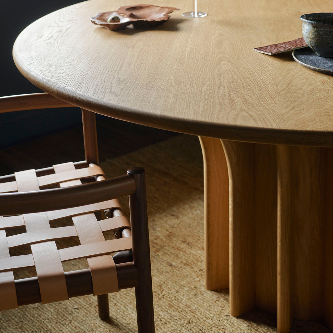 Rib Timber Table - Oak