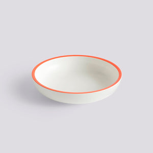 Sobremesa Serving Bowl White Red