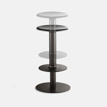 Rev stool, height adjustable