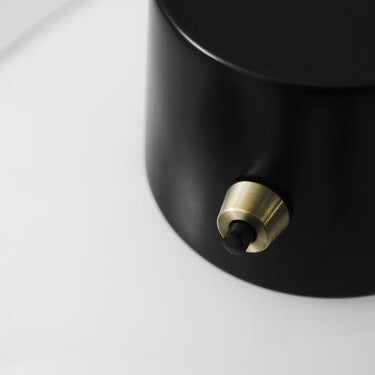 AJ Oxford Table Lamp Black H280mm