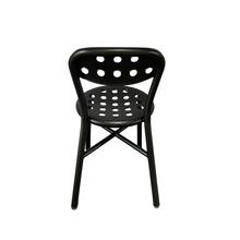 Pipe Chair With Holes - Matt Black