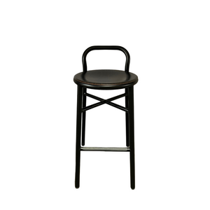 Pipe High Bar Stool with Holes - Timber by Magis