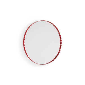 Arcs Mirror - Round Red