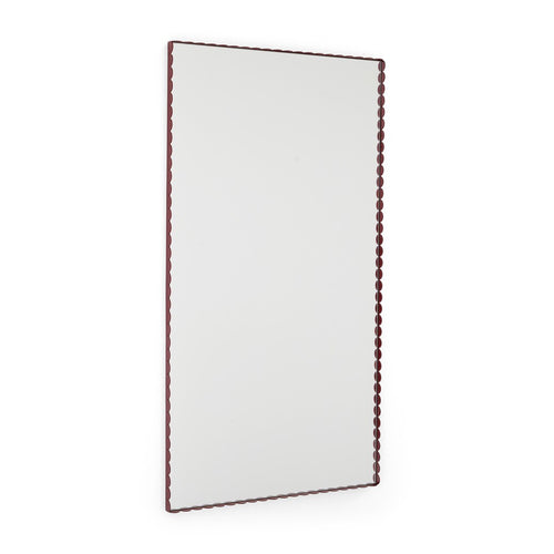 Arcs Mirror - Rectangle L Burgundy