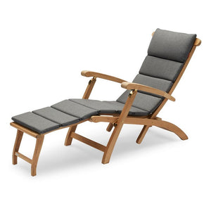 Barriere Deck Chair Cushion Charcoal