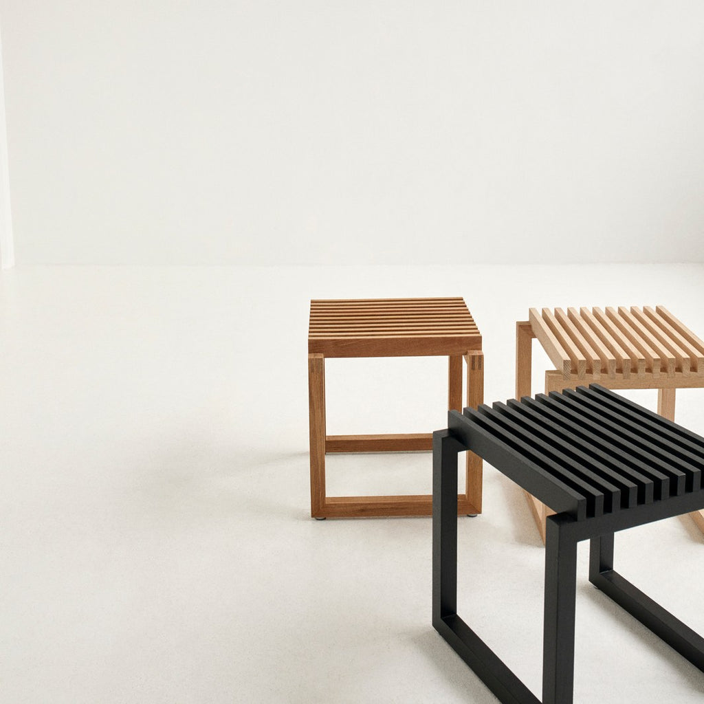 Cutter Stool Oak/Black
