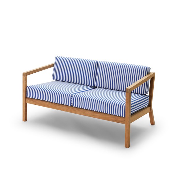 Virkelyst 2-Seater Sea Blue Stripe