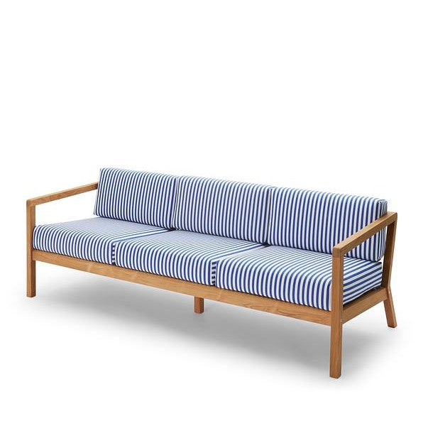 Virkelyst 3-Seater Sea Blue Stripe