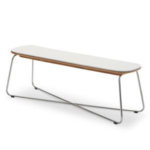 Lilium Bench Cushion White