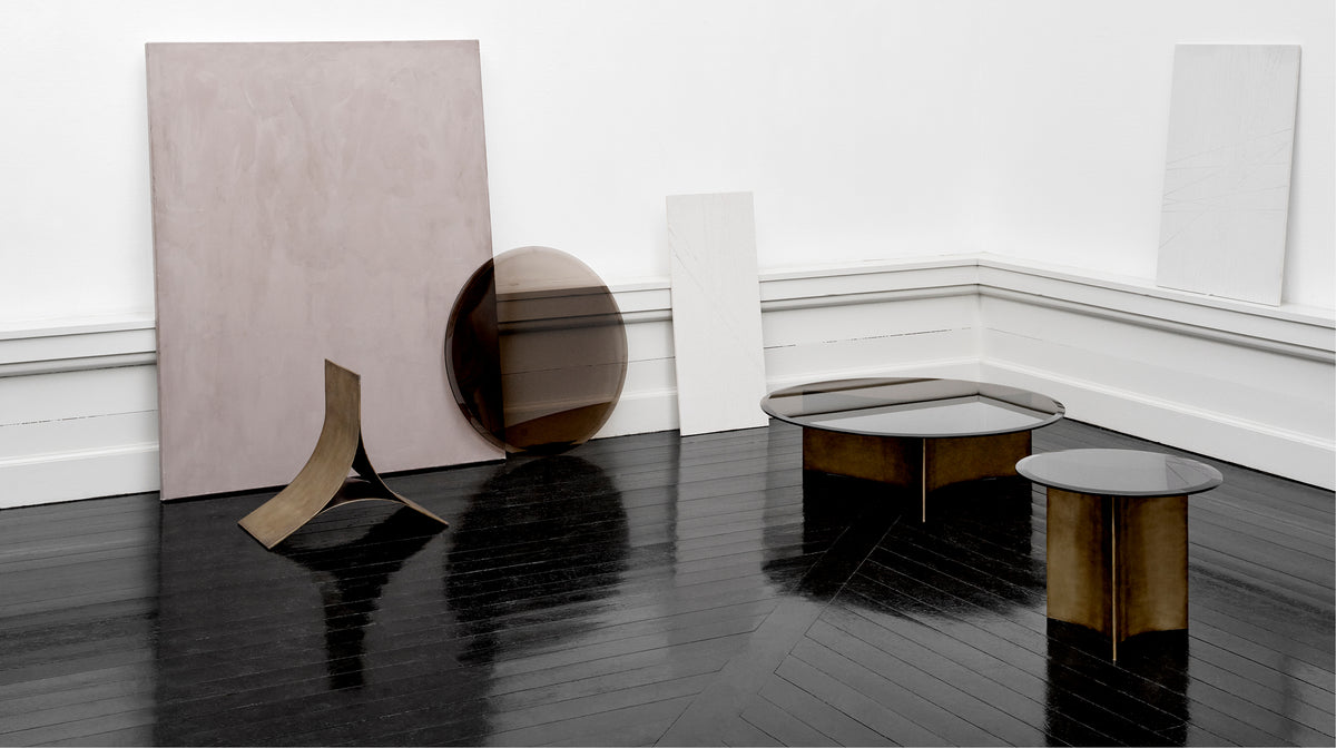 Arc Coffee Table Brown, Large