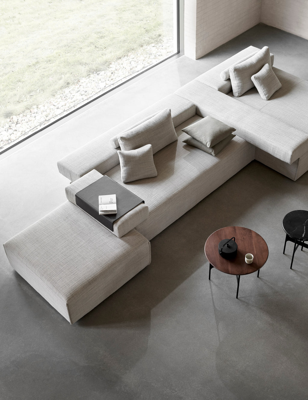 Cinder Block Sofa 01 - 1 Seater Left Arm