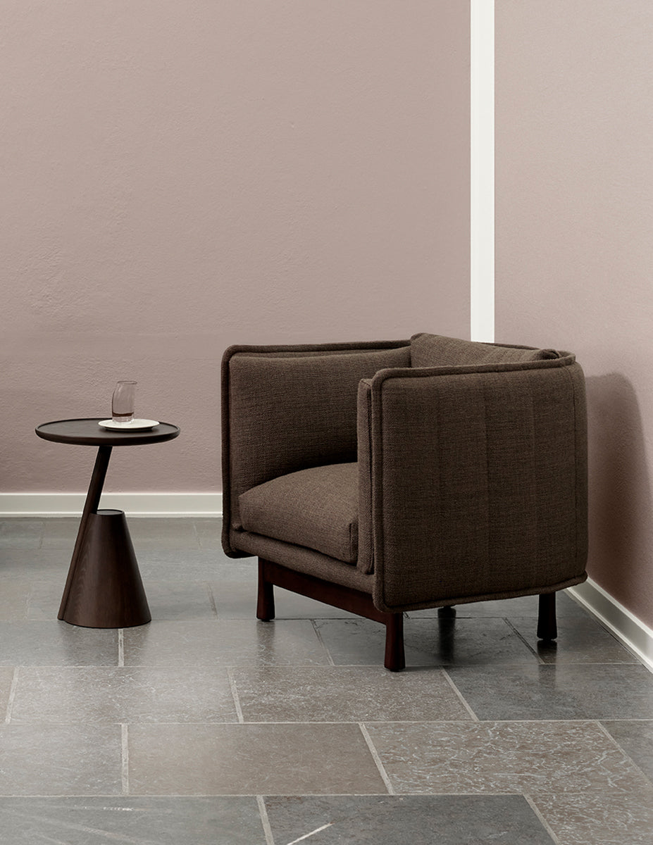 Mate Side Table, Dark Brown