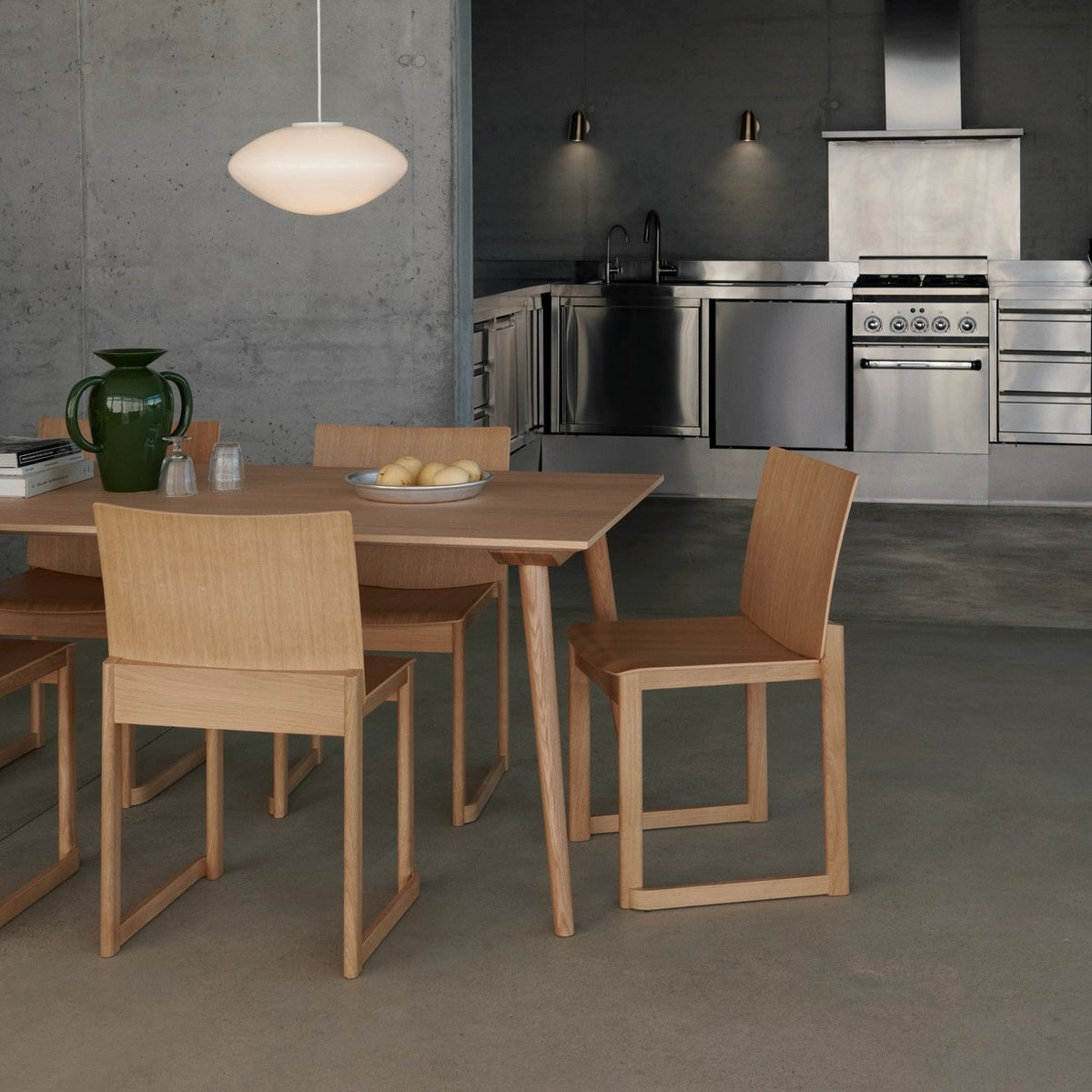 Allwood Chair AV35, Oak