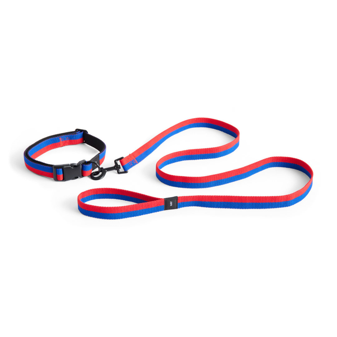 HAY Dogs Leash, Flat M/L - Red, Blue