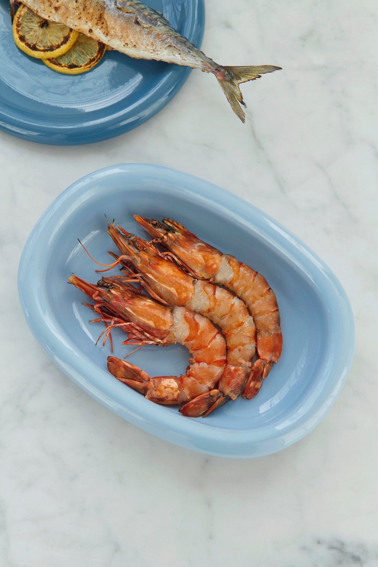 Barro Oval Dish - Small Light Blue