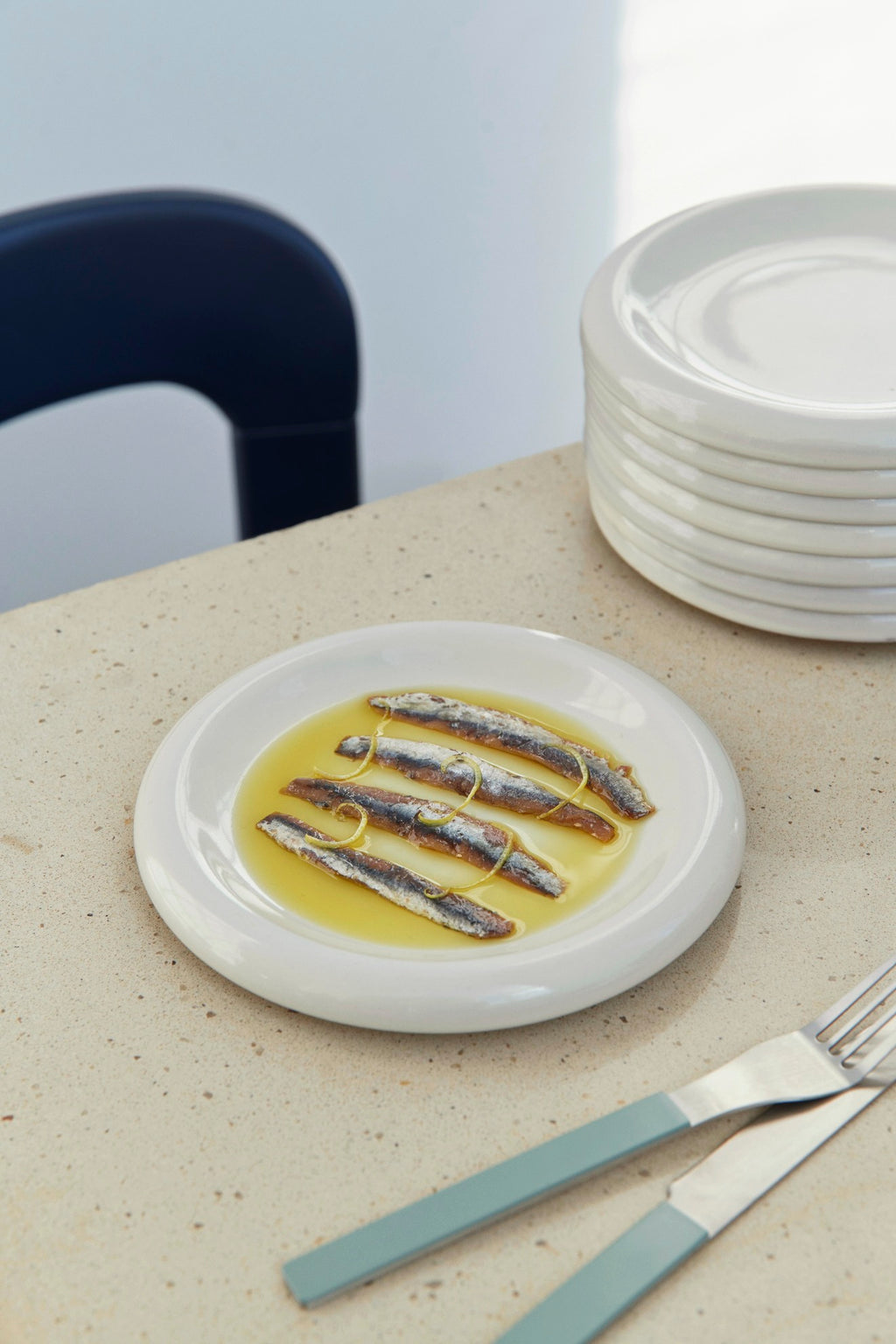 Barro Plate, Ø18 Off-White (Set of 2)