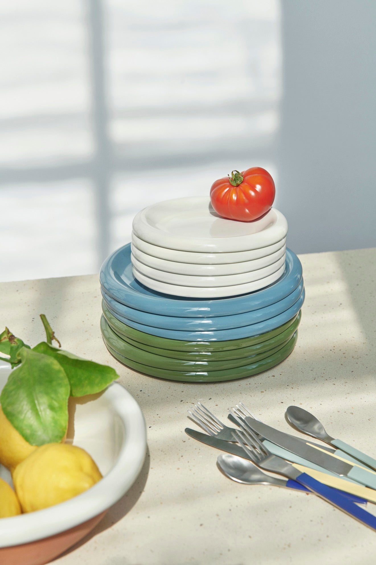 Barro Plate, Ø18 Off-White (Set of 2)