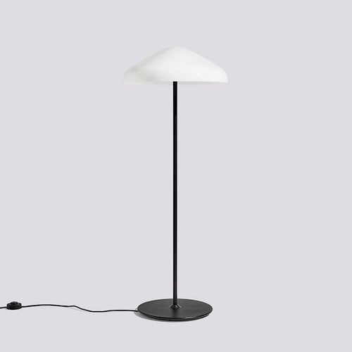 Pao Glass Floor Lamp - White Opal Glass