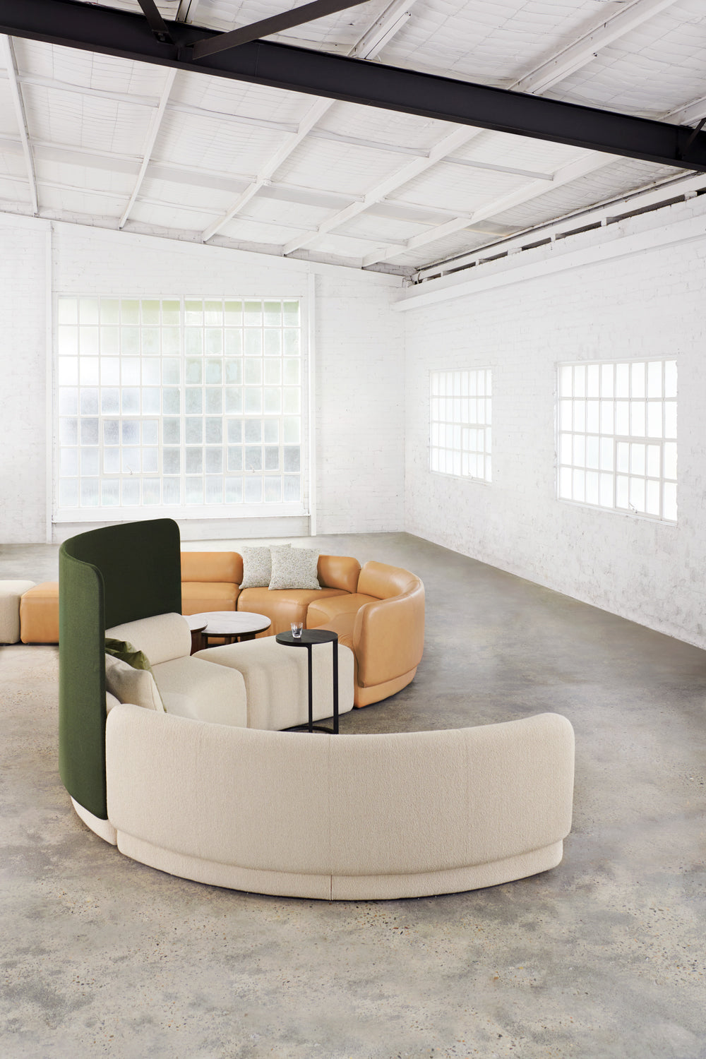 Mega Tulip Square Chaise High Back