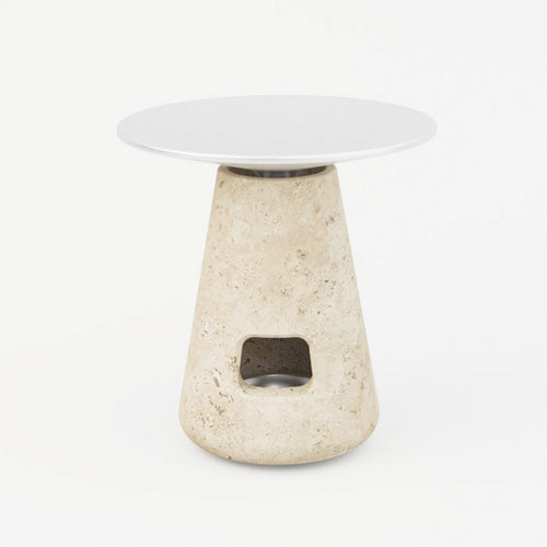 Umbo Oil Burner Travertine