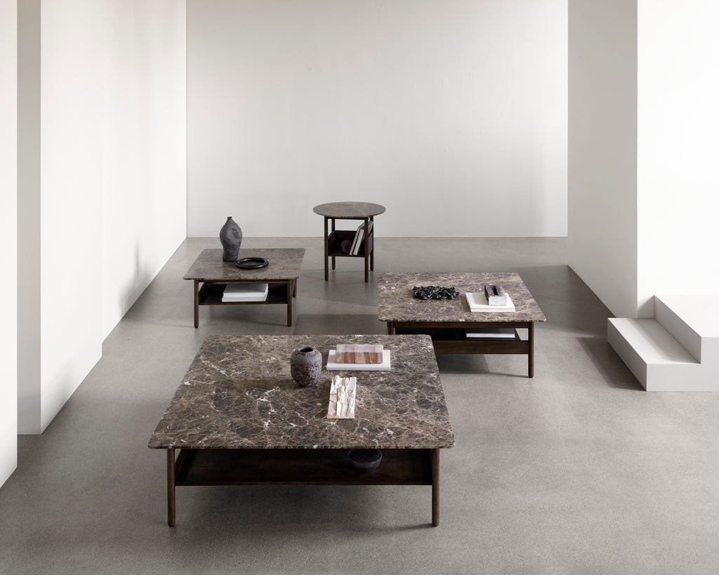 Collect Coffee Table S Square Dark Brown