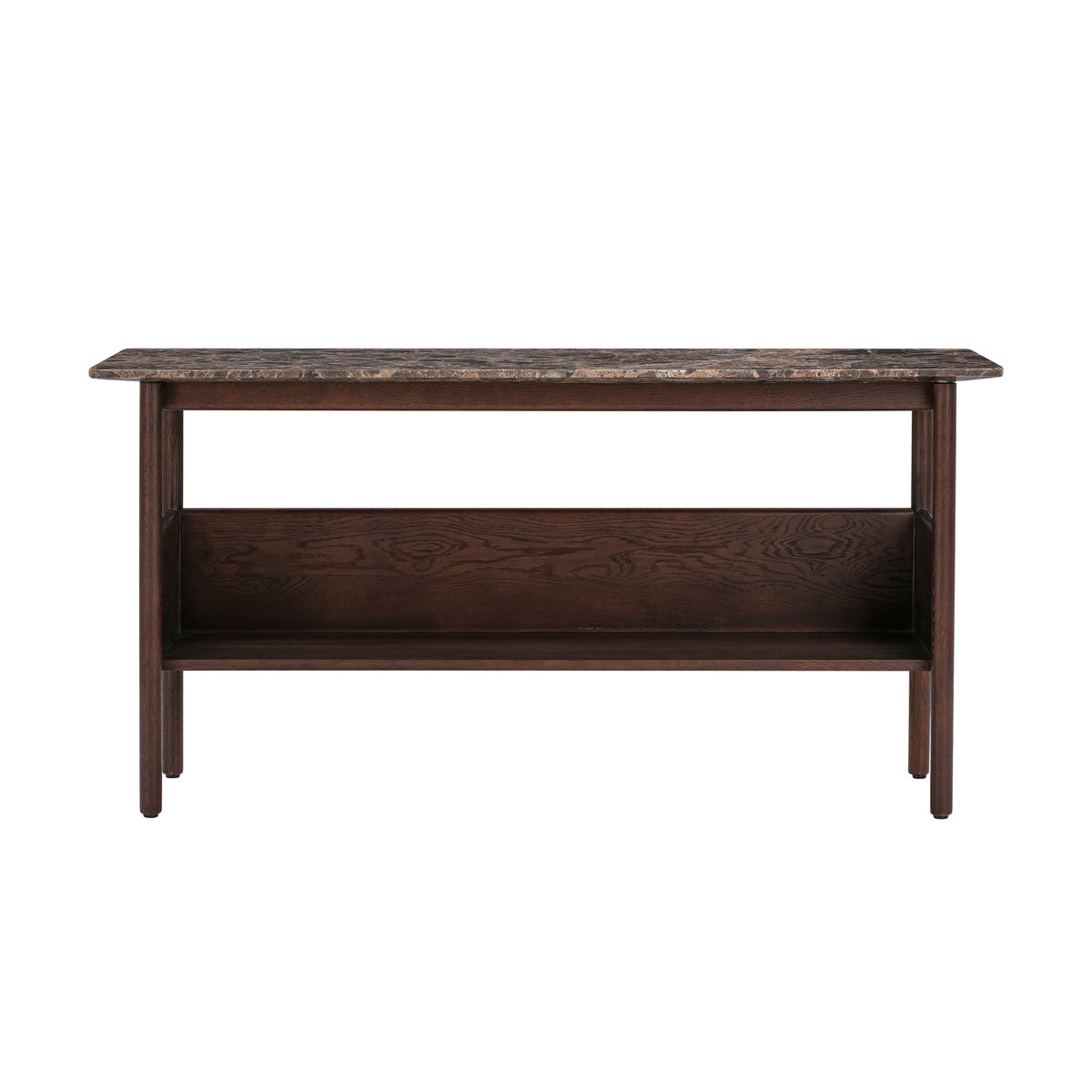 Collect Console Side Table. Low. D Brown