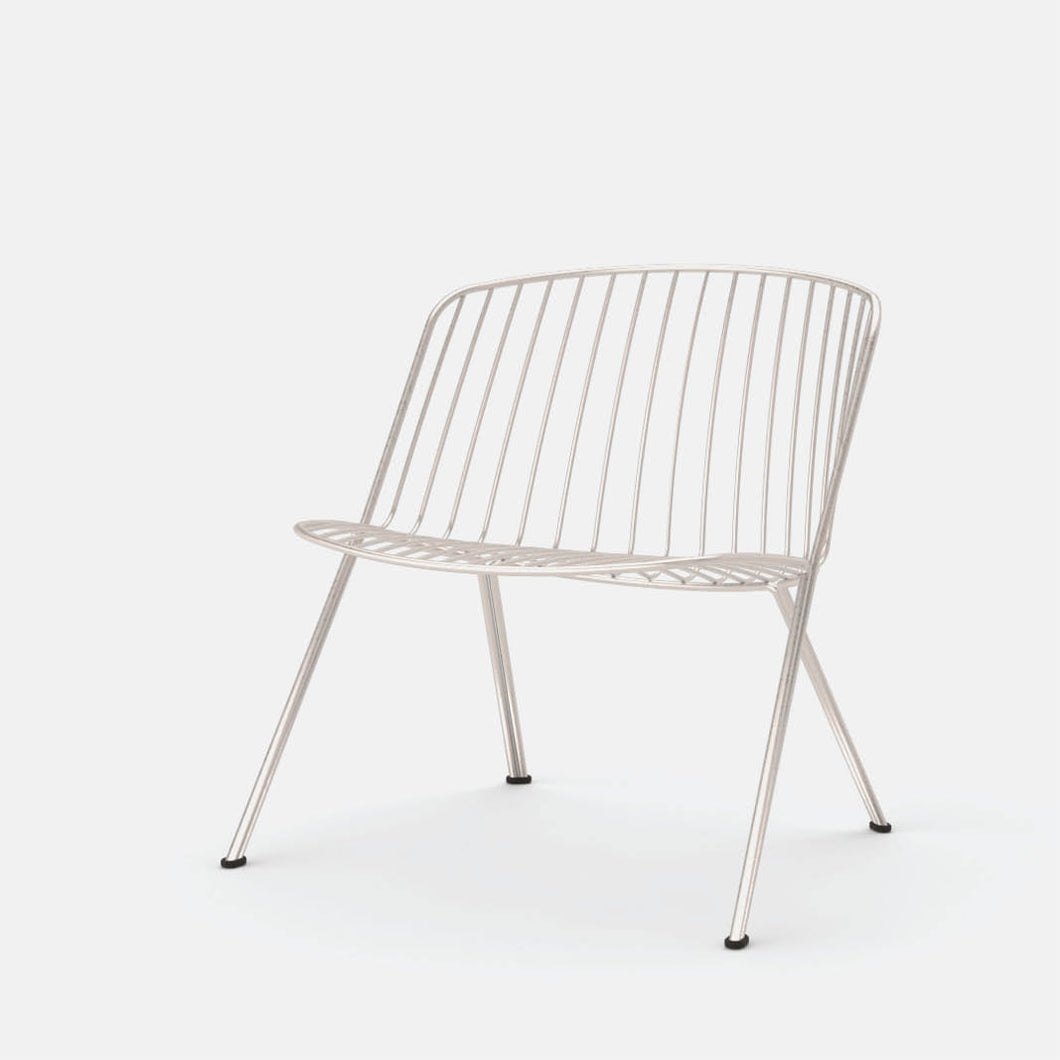 Terrace Easy Chair Stainless