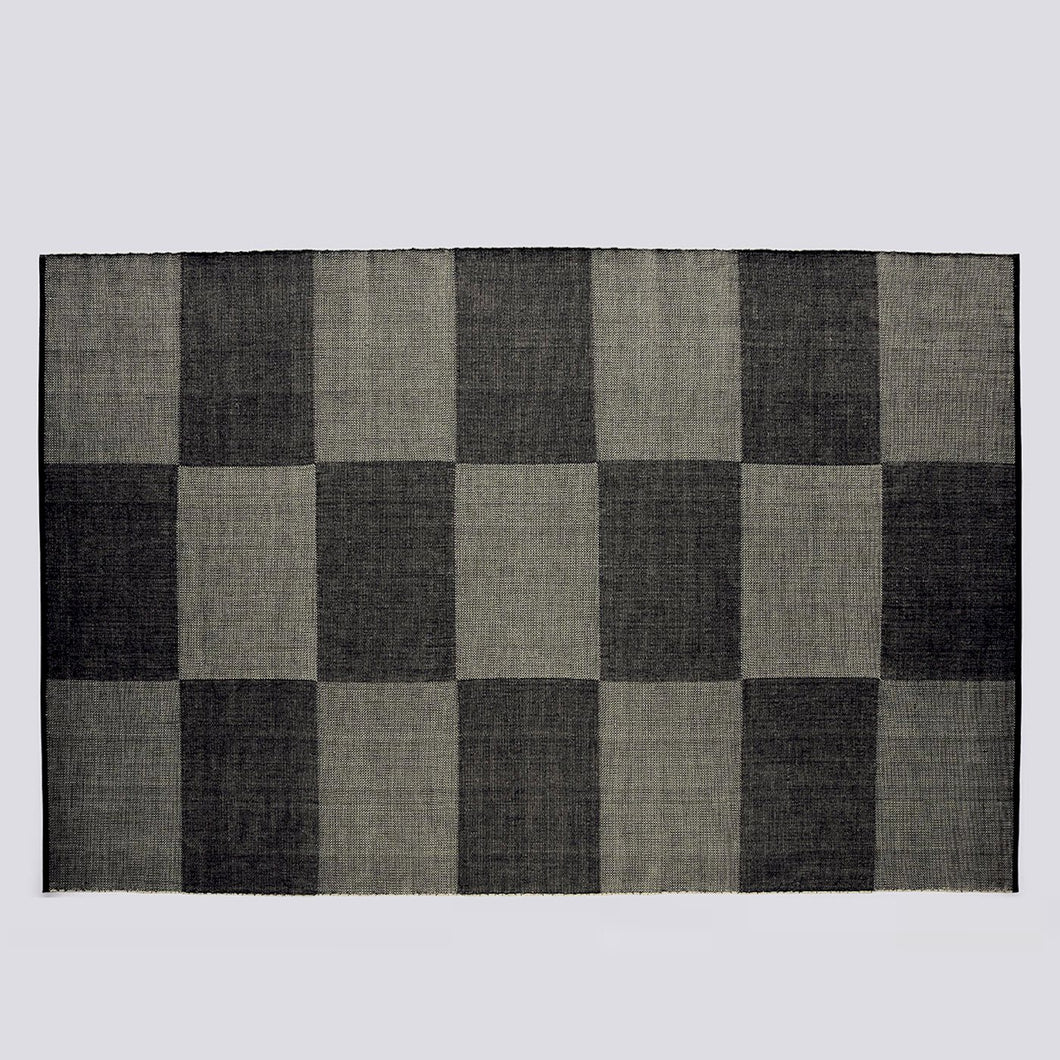 Check Rug - 200 x 300 Black L Check