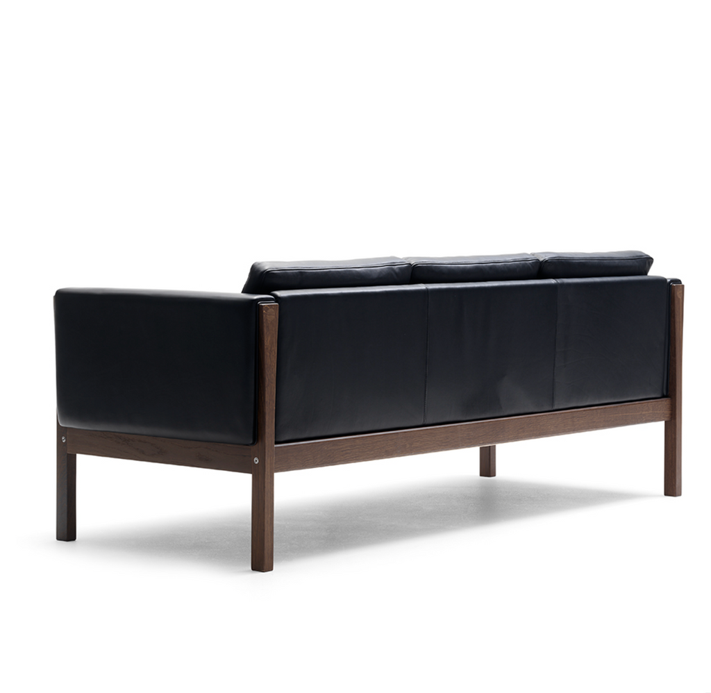 CH163 - 3 Seat Sofa (For Walnut Base)